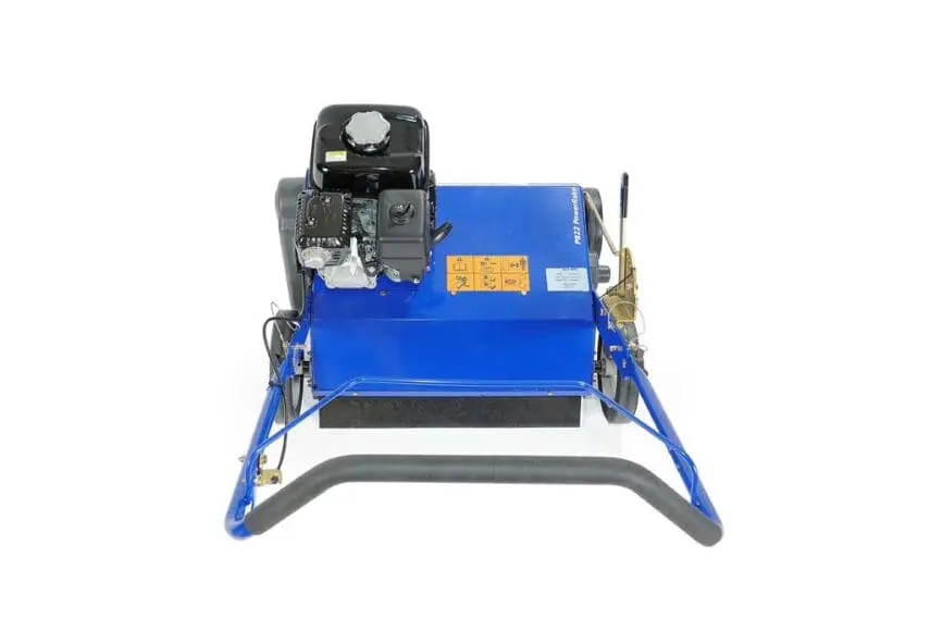 22 in. BlueBird Power Rake.