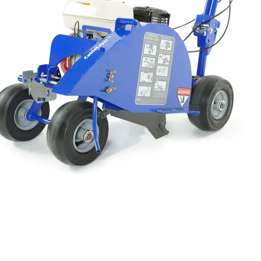 2 in. - 4 in. cut depth BlueBird Landscape Edger Bed Edger Honda Engine 5.5 hp BB650C.