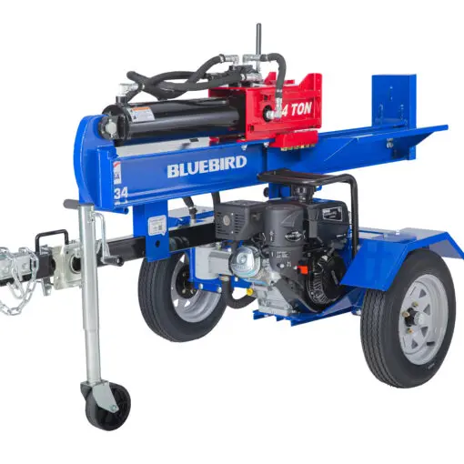 34 Ton BlueBird Gen II Log Splitter Horizontal and Vertical Honda or Kohler Engine LS34H