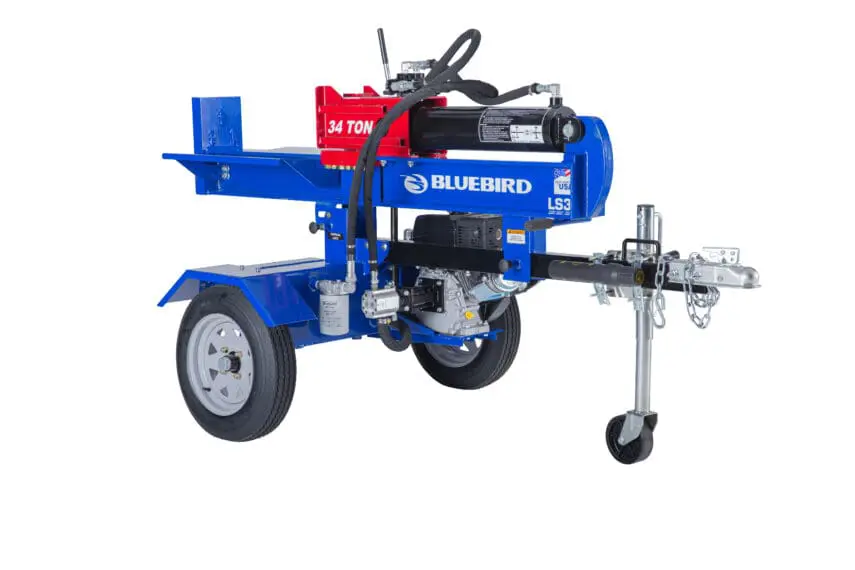 34 Ton BlueBird Gen II Log Splitter Horizontal and Vertical Honda or Kohler Engine LS34H.