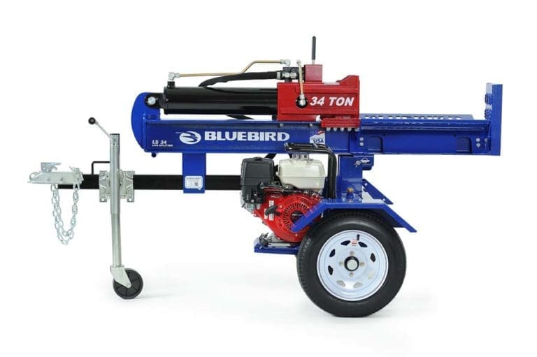 Log Splitter Buy Rent Sale 34 Ton BlueBird Log Splitter