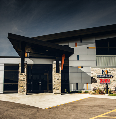 The MetalCraft and Scag building.